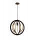 Ceiling Pendant, 1 x E27, Black, Satin Gold - 5