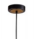 Ceiling Pendant, 1 x E27, Black, Satin Gold - 6