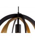 Ceiling Pendant, 1 x E27, Black, Satin Gold - 8