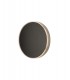 Flush Wall Lamp, 1 x 13W LED, 3000K, 300lm, IP65, Black - 1