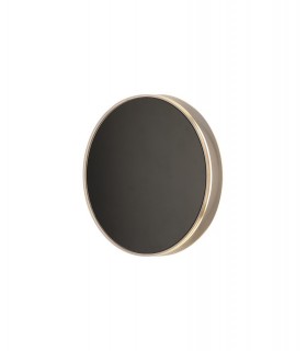 Flush Wall Lamp, 1 x 13W LED, 3000K, 300lm, IP65, Black - 1
