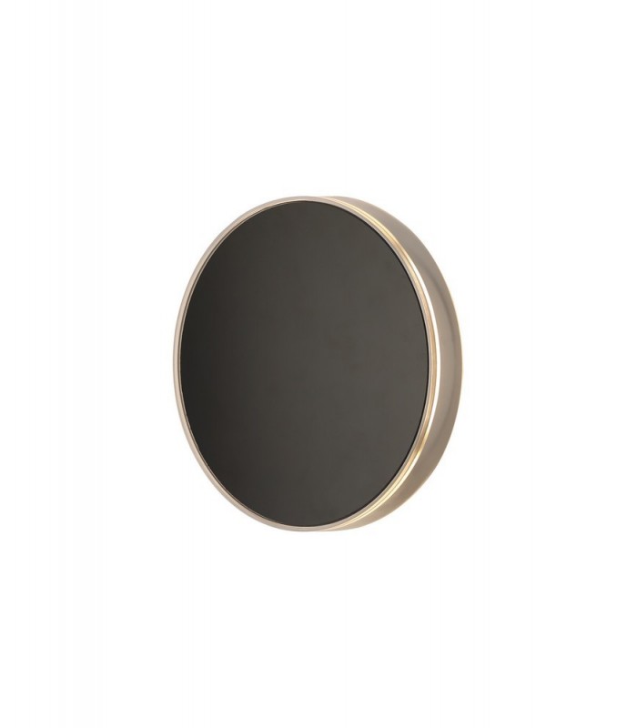 Flush Wall Lamp, 1 x 13W LED, 3000K, 300lm, IP65, Black - 1