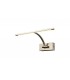 Small 1 Arm Wall Lamp, Picture Light, 1 x 6W LED, 3000K, 470lm, Satin Nickel - 1