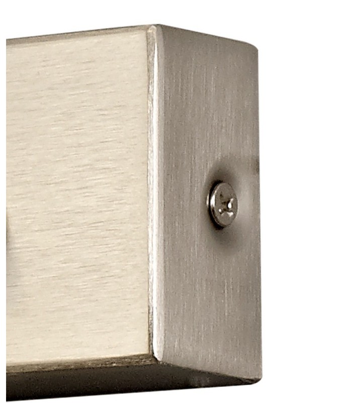 Large 1 Arm Wall Lamp, Picture Light, 1 x 10W LED, 3000K, 850lm, Satin Nickel - 6