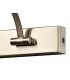 Small 2 Arm Wall Lamp, Picture Light, 1 x 14W LED, 3000K, 1070lm, Satin Nickel - 5