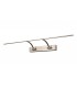 Large 2 Arm Wall Lamp, Picture Light, 1 x 16W LED, 3000K, 1200lm, Satin Nickel - 3