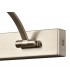 Large 2 Arm Wall Lamp, Picture Light, 1 x 16W LED, 3000K, 1200lm, Satin Nickel - 5