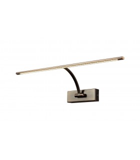 Large 1 Arm Wall Lamp, Picture Light, 1 x 10W LED, 3000K, 850lm, Bronze - 1
