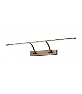 Large 2 Arm Wall Lamp, Picture Light, 1 x 16W LED, 3000K, 1200lm, Bronze - 1