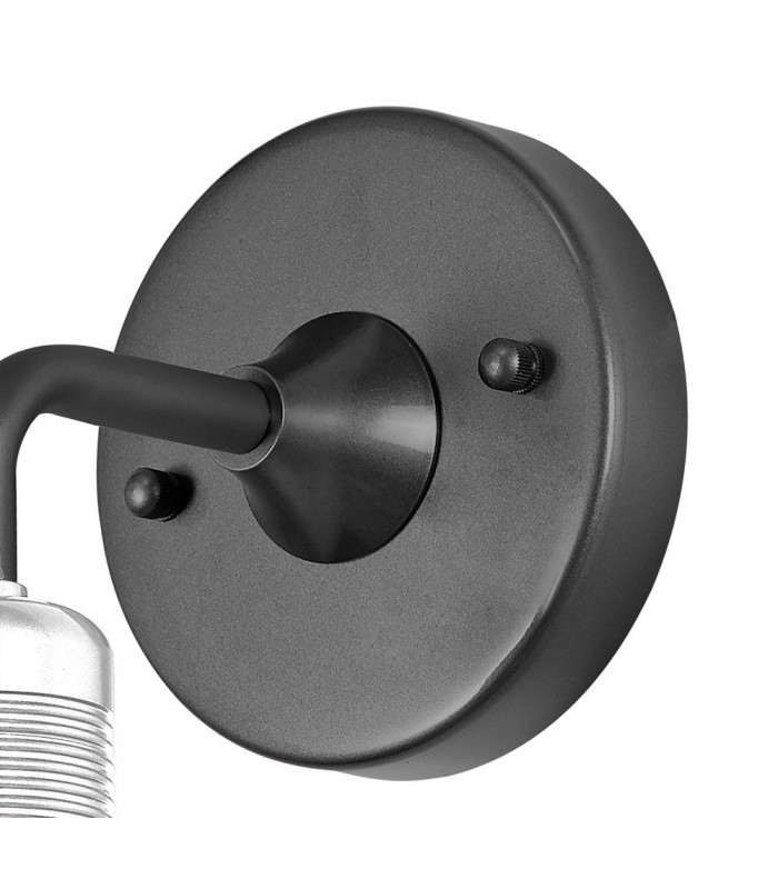 Wall Lamp, 1 Light E27, IP65, Anthracite, Matt White - 4