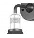 Wall Lamp, 1 Light E27, IP65, Anthracite, Matt White - 5
