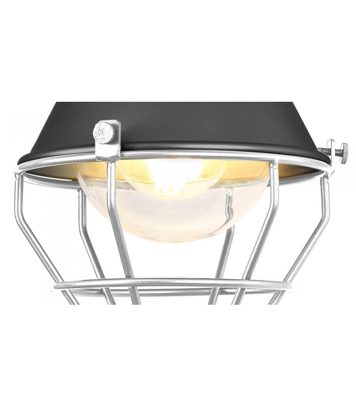Wall Lamp, 1 Light E27, IP65, Anthracite, Matt White - 7