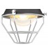 Wall Lamp, 1 Light E27, IP65, Anthracite, Matt White - 9