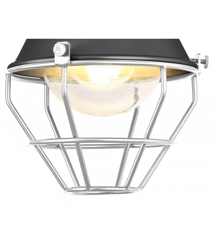 Wall Lamp, 1 Light E27, IP65, Anthracite, Matt White - 9
