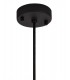 Ceiling Pendant, 1 Light E27, IP65, Matt Black, Brushed Bronze - 4