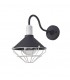 Wall Lamp, 1 Light E27, IP65, Anthracite, Matt White - 3