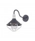 Wall Lamp, 1 Light E27, IP65, Anthracite, Matt White - 4