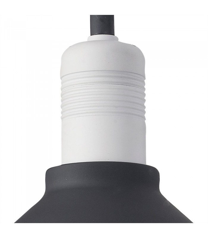 Wall Lamp, 1 Light E27, IP65, Anthracite, Matt White - 7