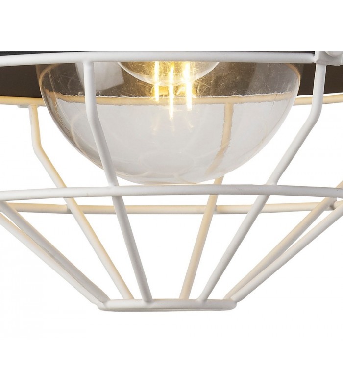 Wall Lamp, 1 Light E27, IP65, Anthracite, Matt White - 10
