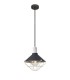 Ceiling Pendant, 1 Light E27, IP65, Anthracite, Matt White - 1