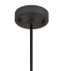 Ceiling Pendant, 1 Light E27, IP65, Anthracite, Matt White - 4