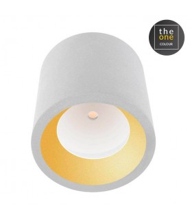 LED Small Outdoor Surface Mounted Spotlight White IP65 - 1