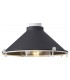 Semi-Flush Ceiling, 1 Light E27, IP65, Anthracite, Matt White - 6