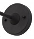 Wall Lamp, 1 Light E27, IP65, Matt Black, Antique Brass - 4