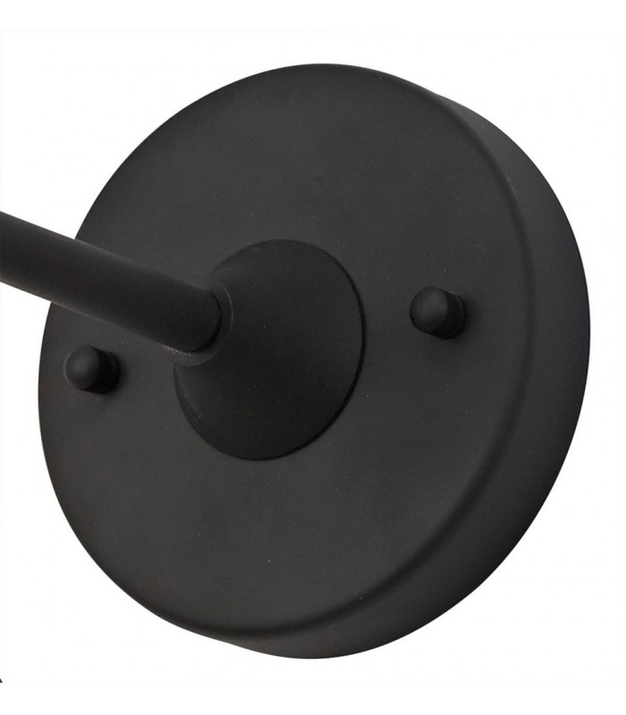 Wall Lamp, 1 Light E27, IP65, Matt Black, Antique Brass - 4