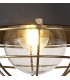 Wall Lamp, 1 Light E27, IP65, Matt Black, Antique Brass - 8