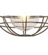 Wall Lamp, 1 Light E27, IP65, Matt Black, Antique Brass - 9