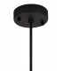 Ceiling Pendant, 1 Light E27, IP65, Matt Black, Antique Brass - 4