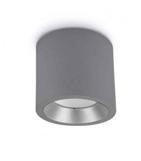 LED Large Outdoor Surface Mounted Spotlight Grey IP65 - 1
