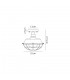 Semi-Flush Ceiling, 1 Light E27, IP65, Matt Black, Antique Brass - 2