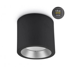LED Large Outdoor Surface Mounted Spotlight Urban Grey IP65 - 1
