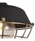 Semi-Flush Ceiling, 1 Light E27, IP65, Matt Black, Antique Brass - 8