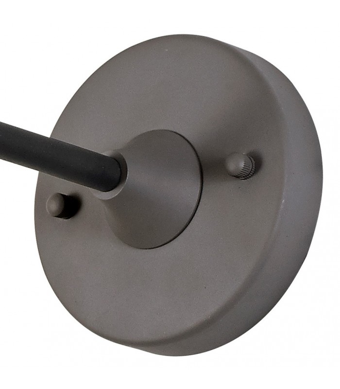 Wall Lamp, 1 Light E27, IP65, Matt Black, Grey - 4