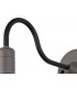 Wall Lamp, 1 Light E27, IP65, Matt Black, Grey - 5