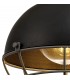 Ceiling Pendant, 1 Light E27, IP65, Matt Black, Grey - 6