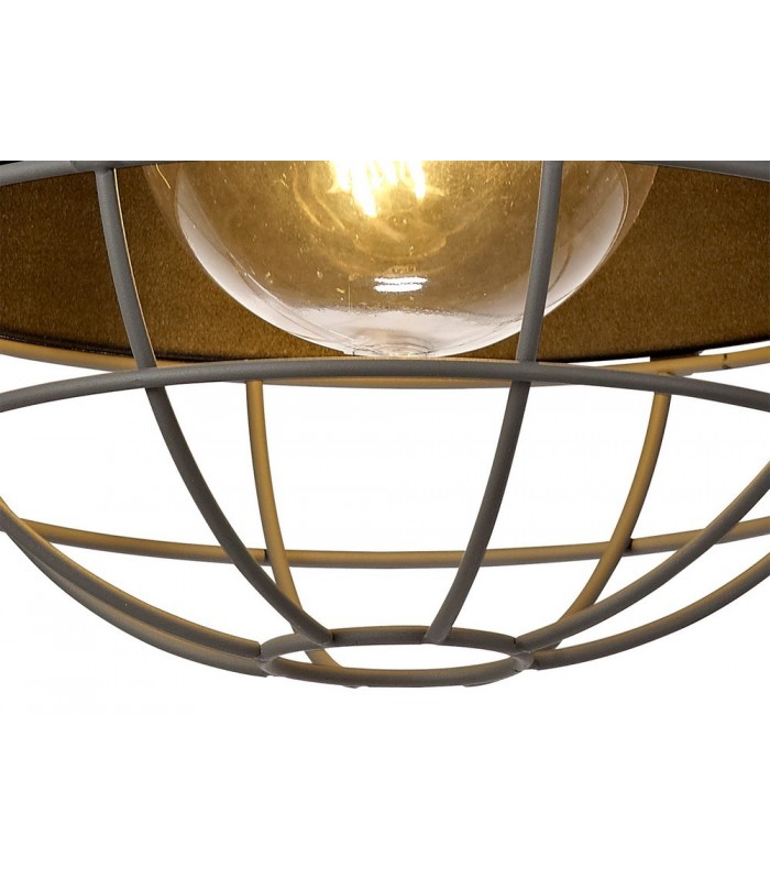 Ceiling, 1 Light E27, IP65, Matt Black, Grey - 7