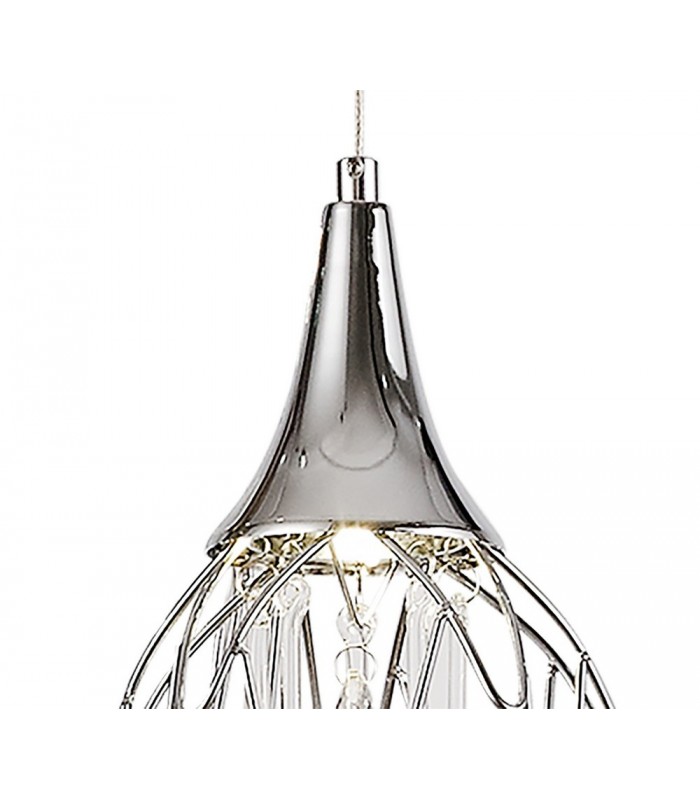 Ceiling Pendant, 1 x GU10, Polished Chrome - 5
