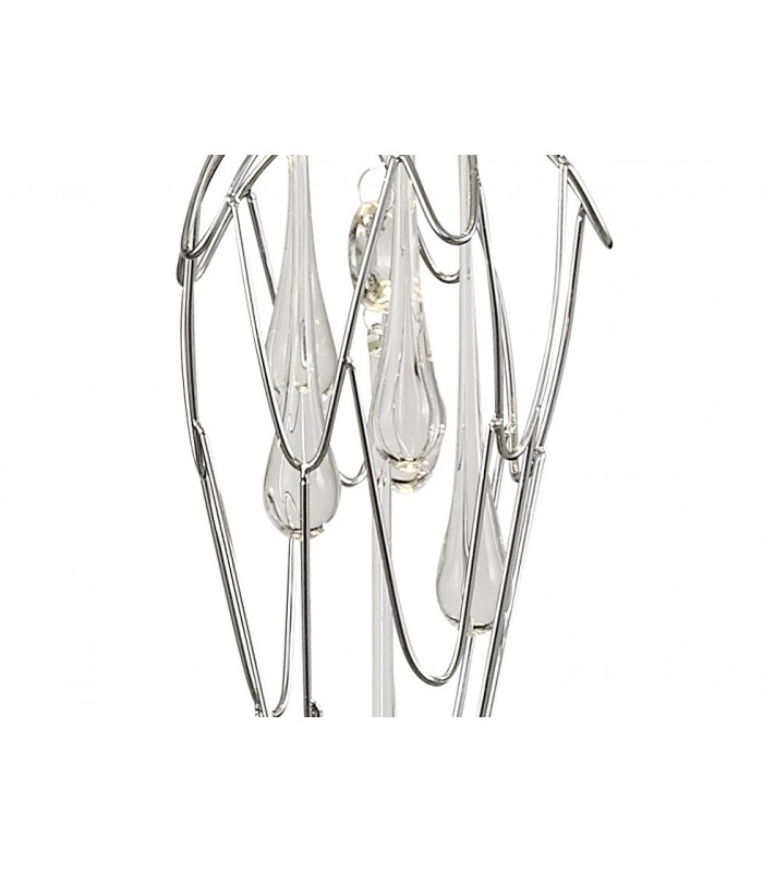 Ceiling Pendant, 1 x GU10, Polished Chrome - 6