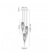 Ceiling Cluster Pendant Round, 3 x GU10, Polished Chrome - 2