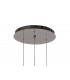 Ceiling Cluster Pendant Round, 3 x GU10, Polished Chrome - 4