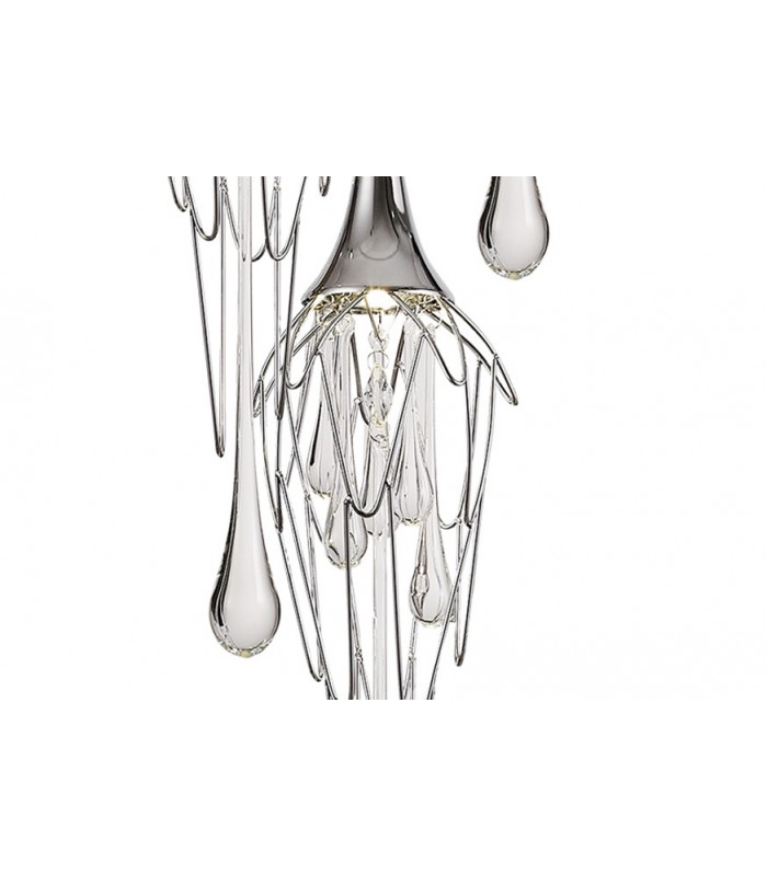 Ceiling Cluster Pendant Round, 3 x GU10, Polished Chrome - 6