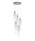 Ceiling Cluster Pendant Round, 5 x GU10, Polished Chrome - 1