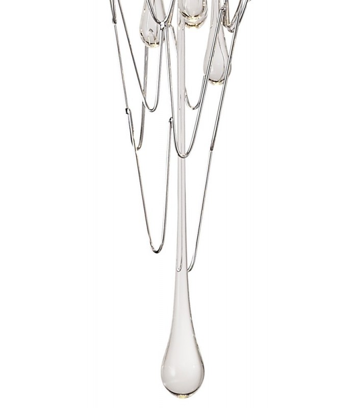 Ceiling Cluster Pendant Round, 5 x GU10, Polished Chrome - 7