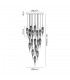 Ceiling Cluster Pendant Round 5M, 18 x GU10, Polished Chrome - 2