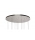 Ceiling Cluster Pendant Round 5M, 18 x GU10, Polished Chrome - 4