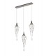 Linear Ceiling Cluster Pendant Bar, 3 x GU10, Polished Chrome - 1